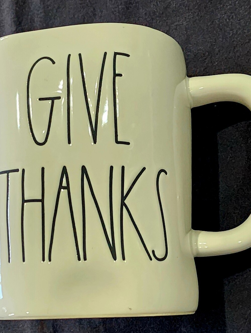 Rae Dunn |  "Give Thanks" | Coffee Mug - Picture 6 of 6